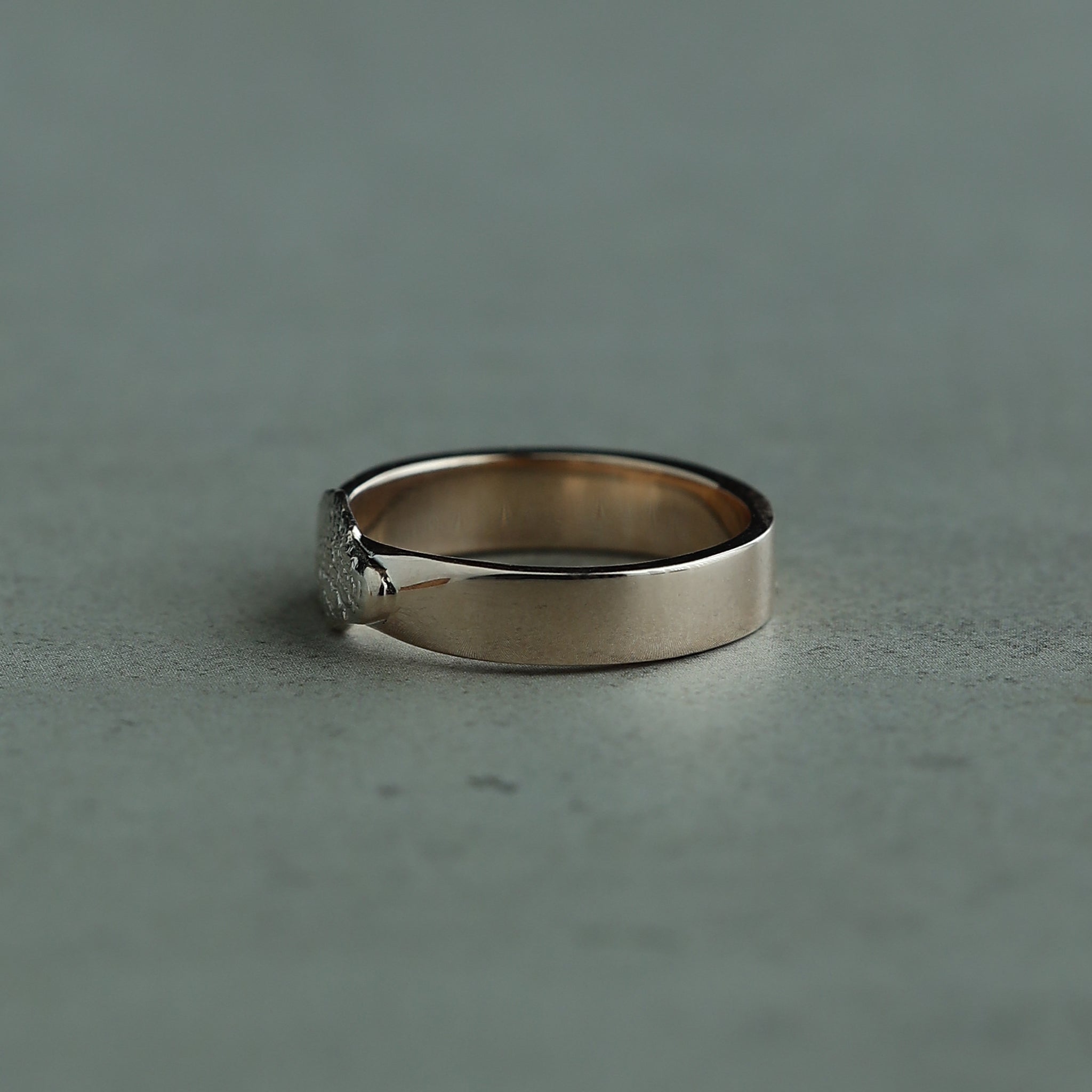 【K10YG】CALM RING 5mm