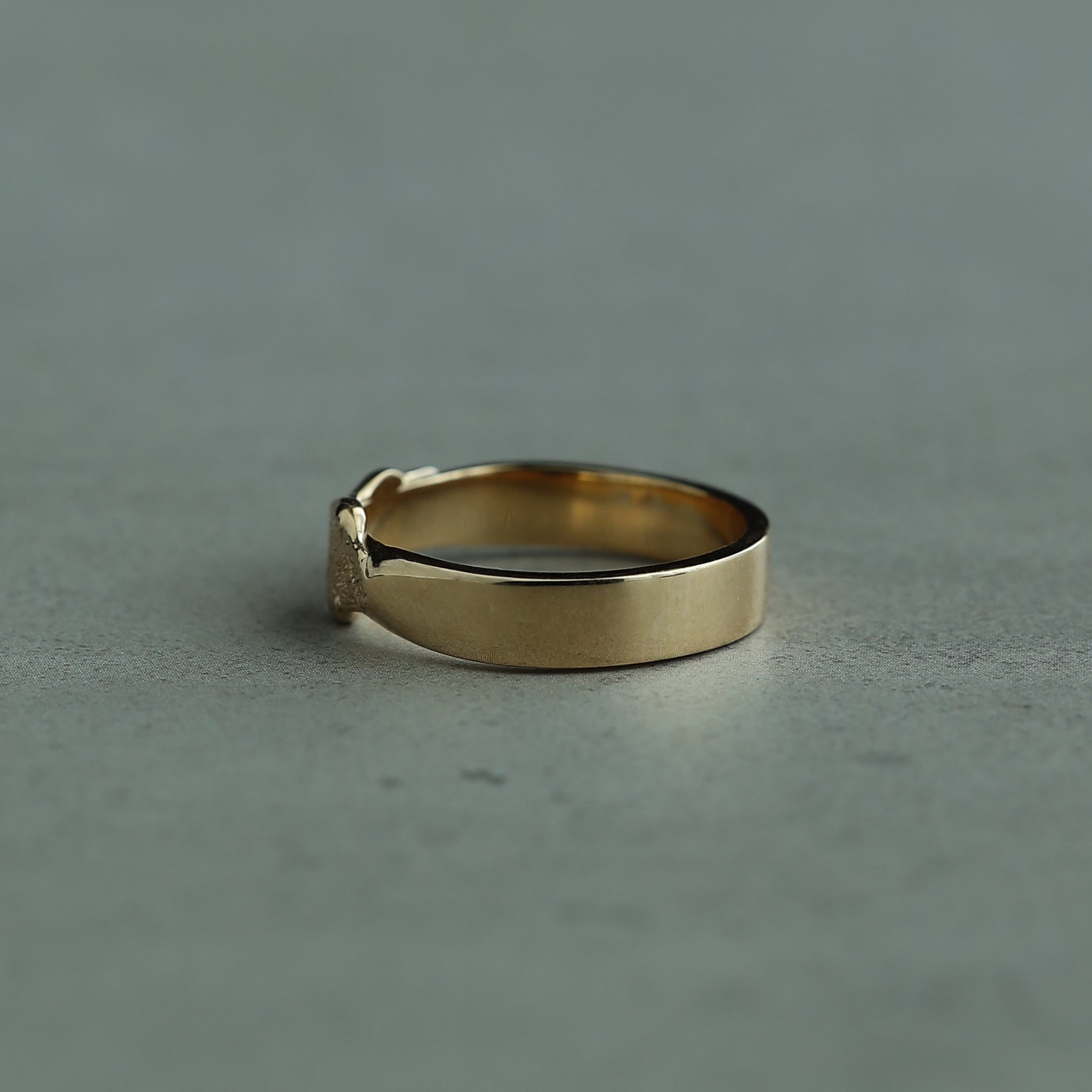 【K18YG】CALM RING 5mm