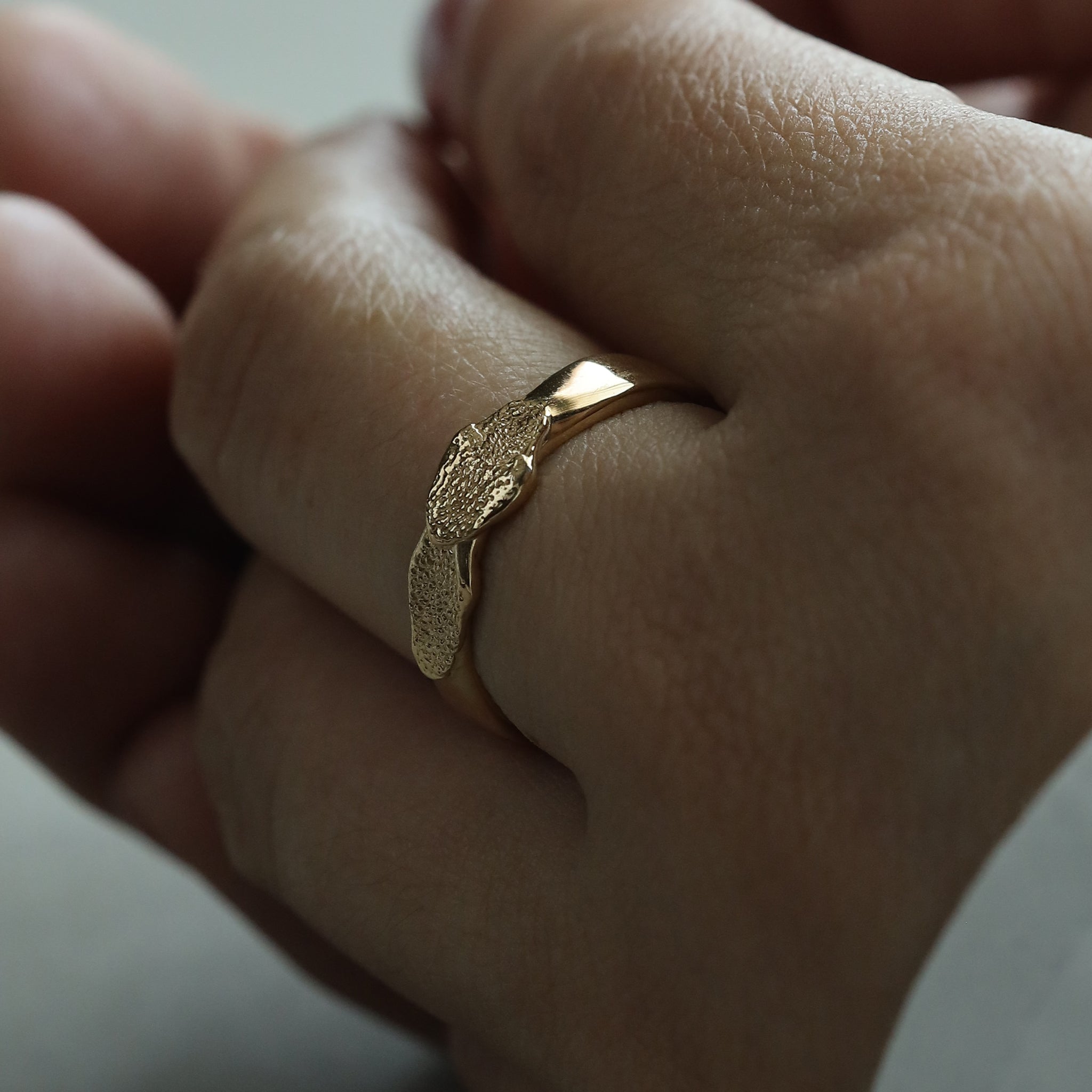 【K18YG】CALM RING 5mm