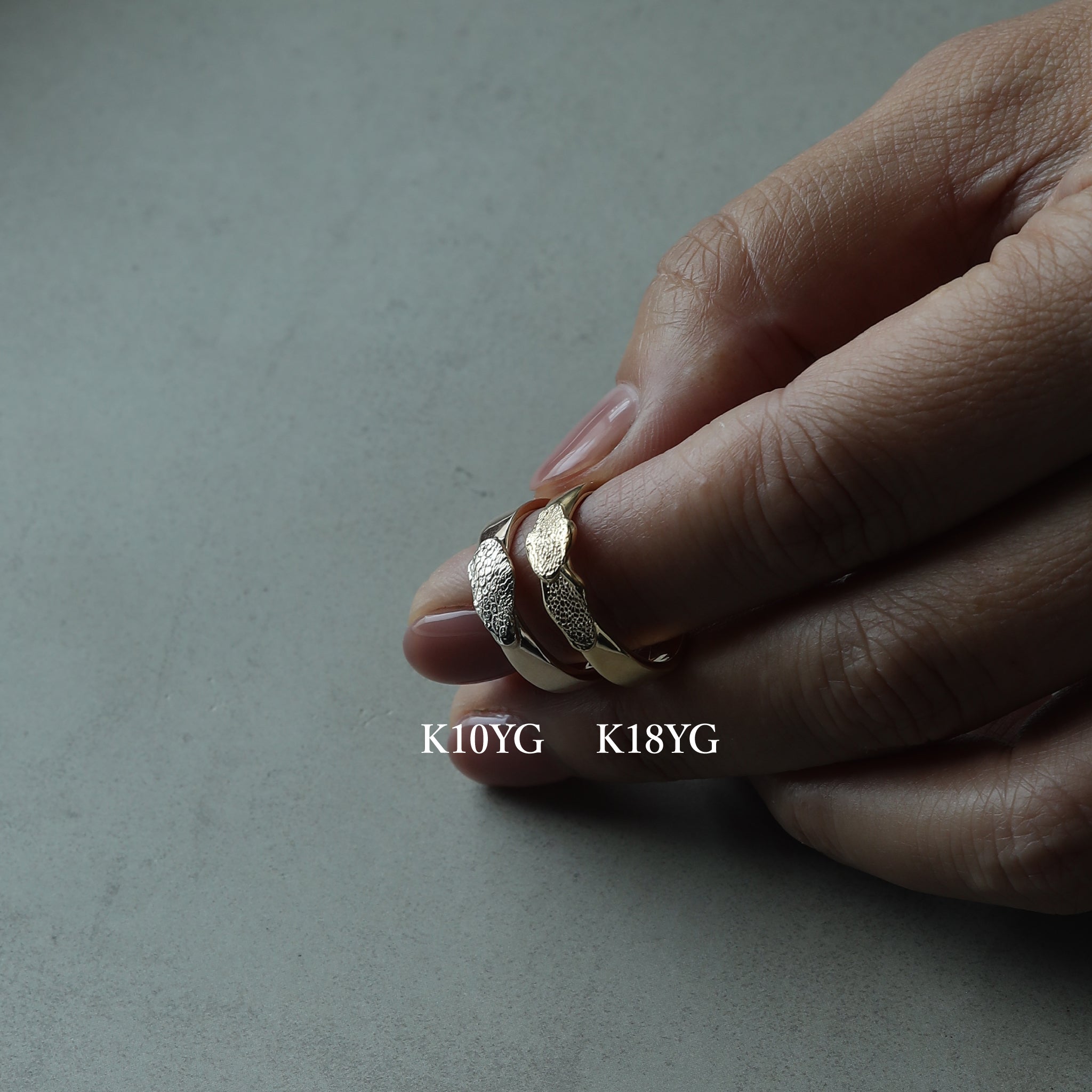 【K18YG】CALM RING 5mm