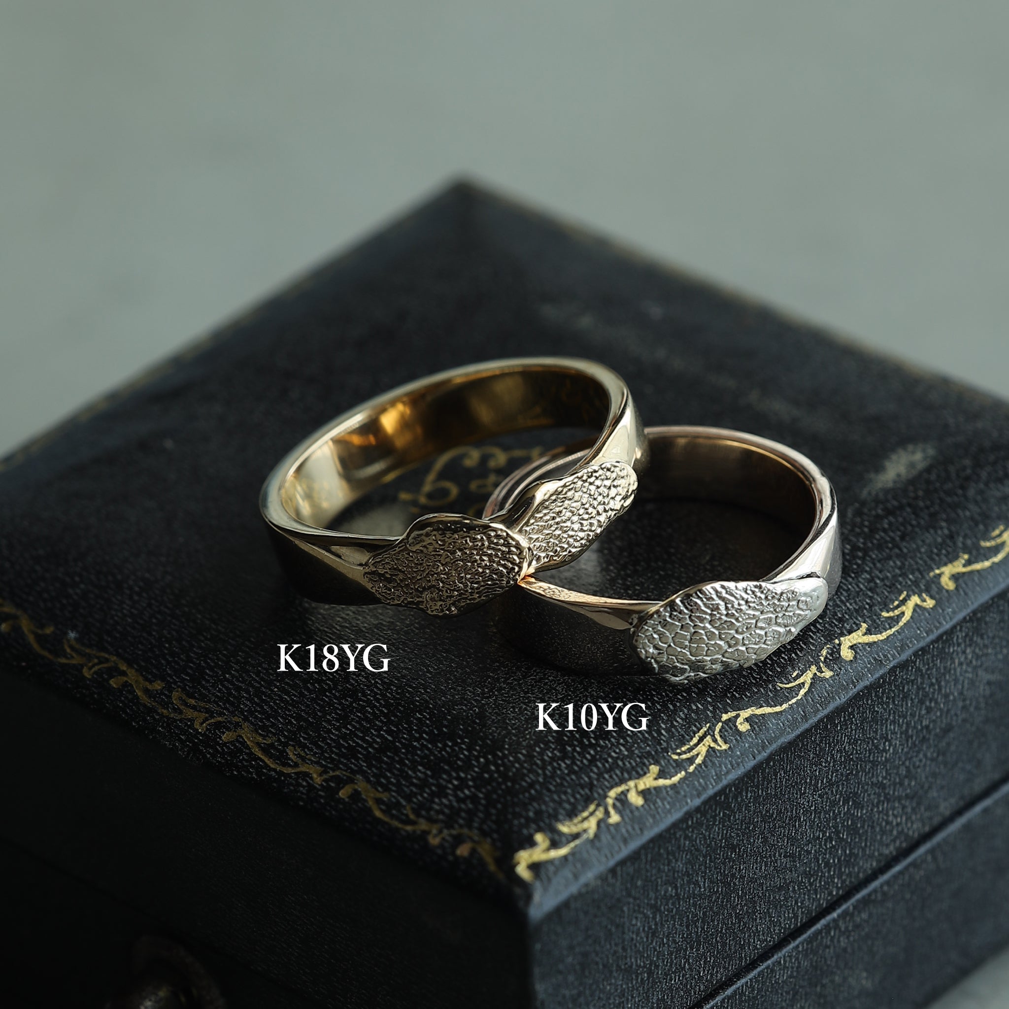 【K10YG】CALM RING 5mm