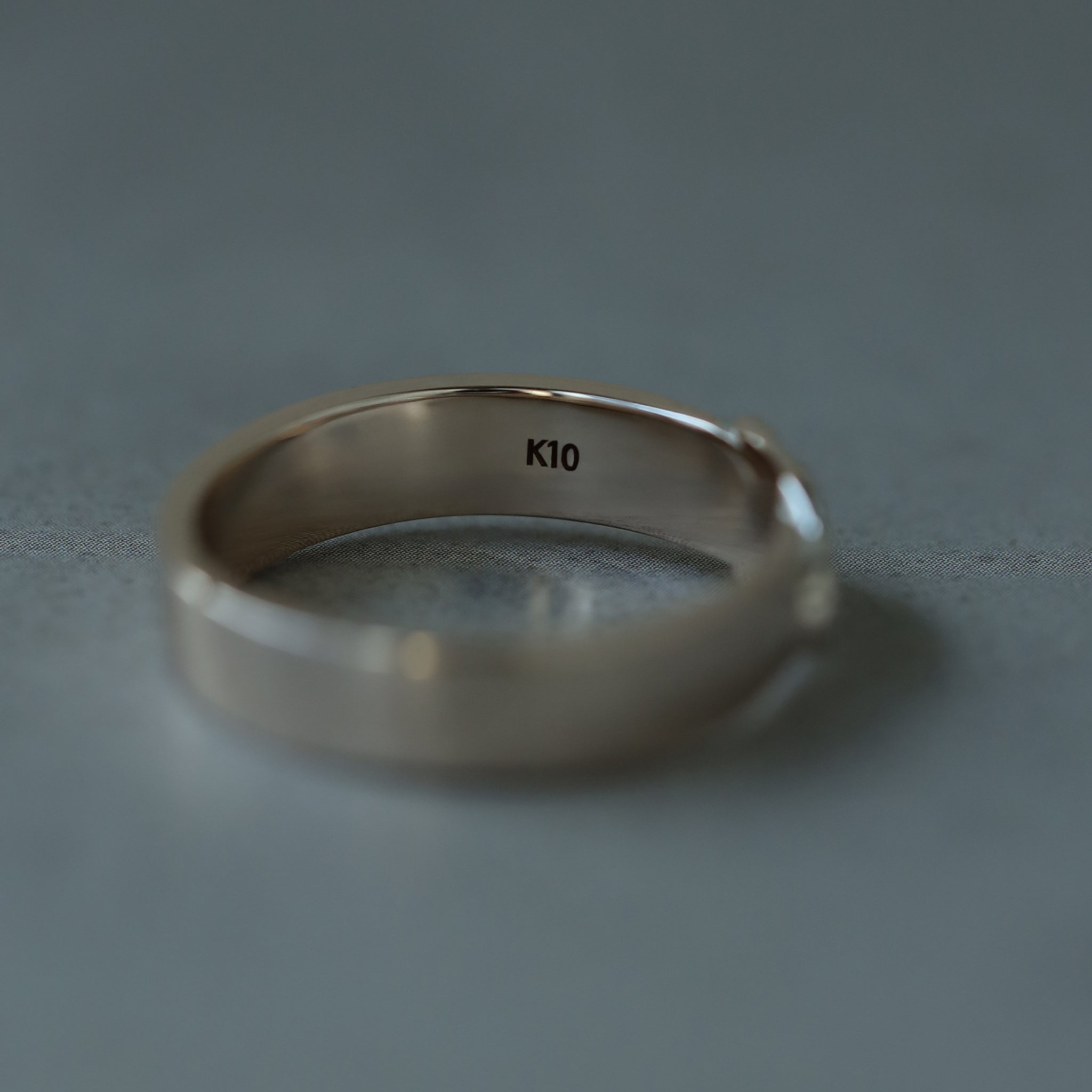 【K10YG】CALM RING 5mm