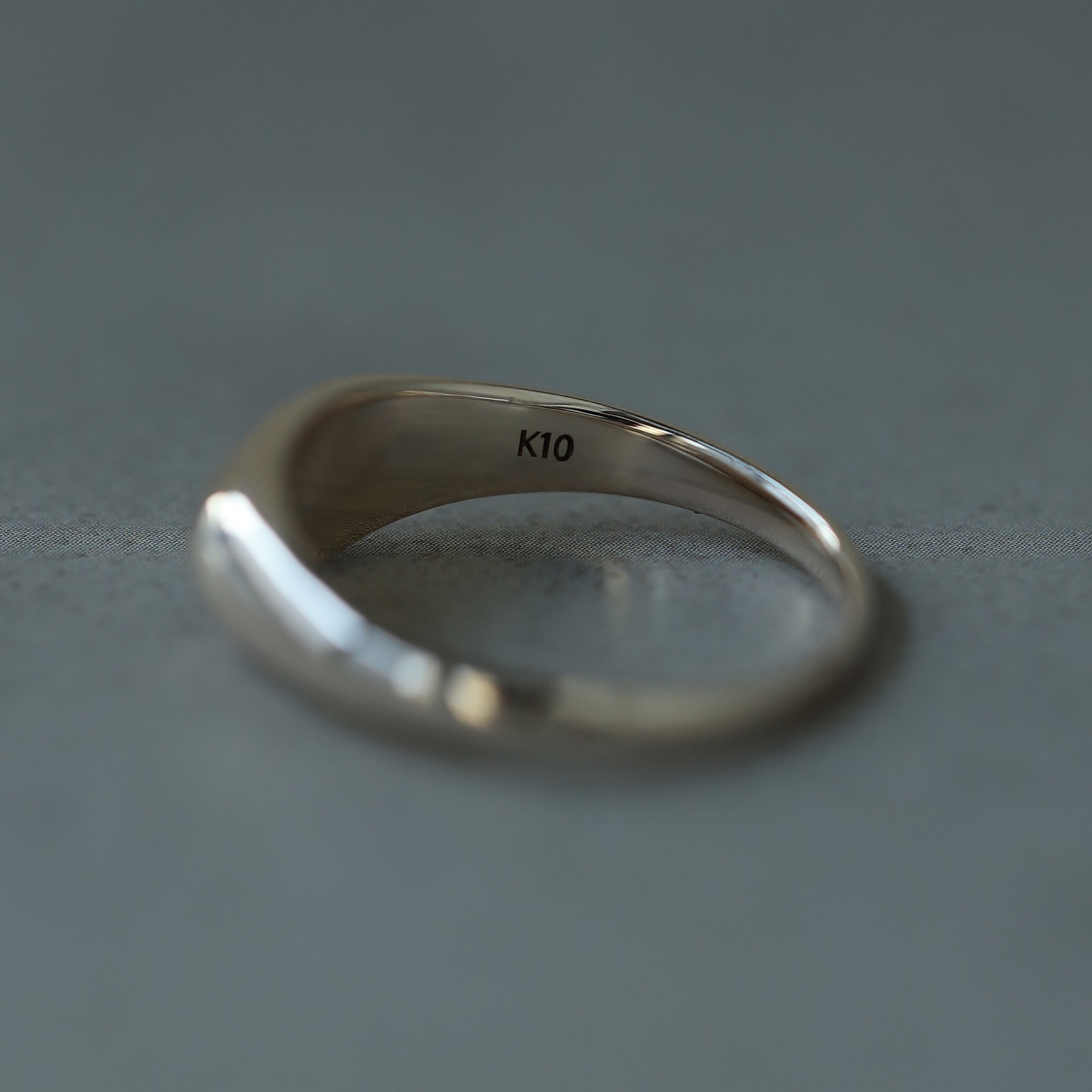 【K10YG】signet"RING"