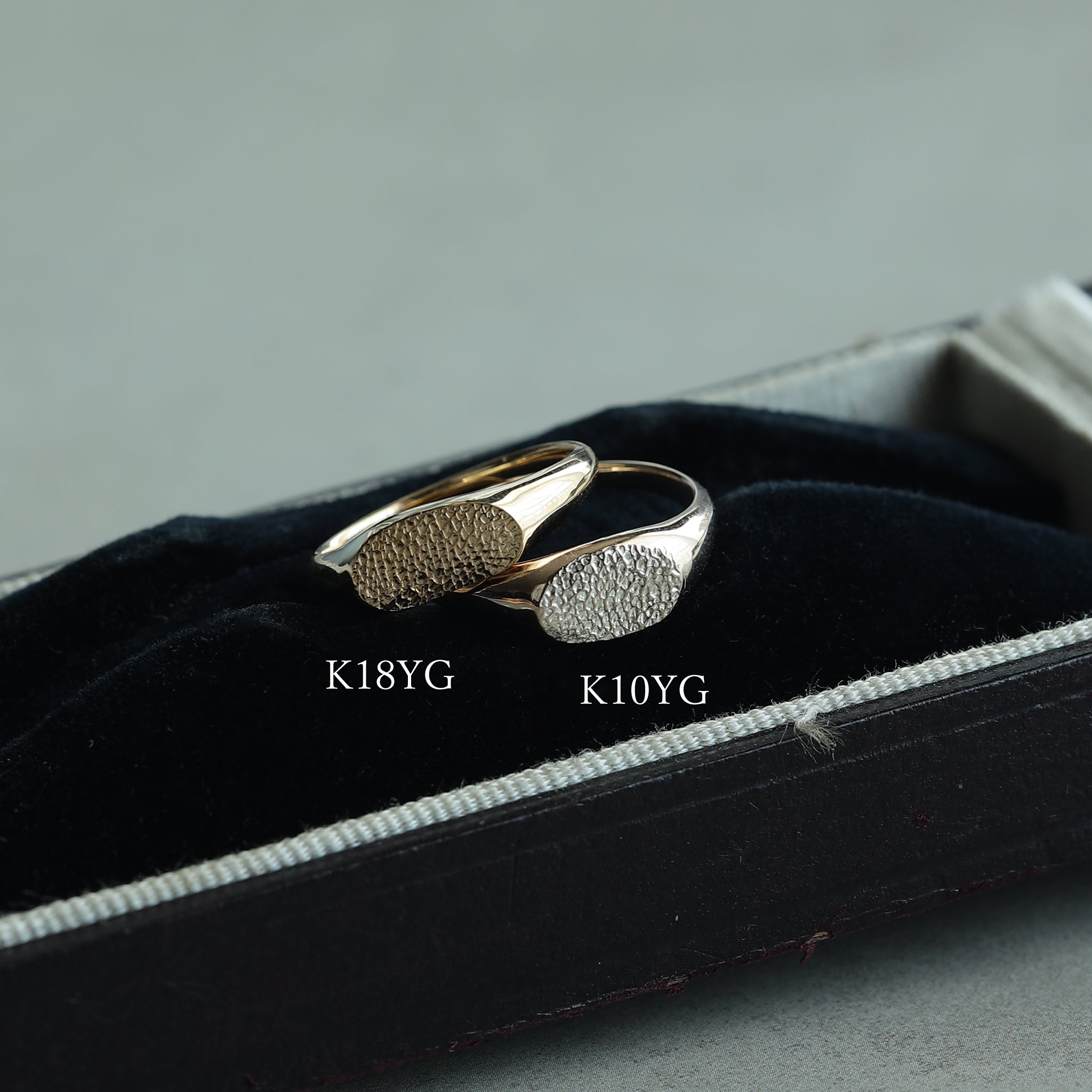 【K10YG】signet"RING"