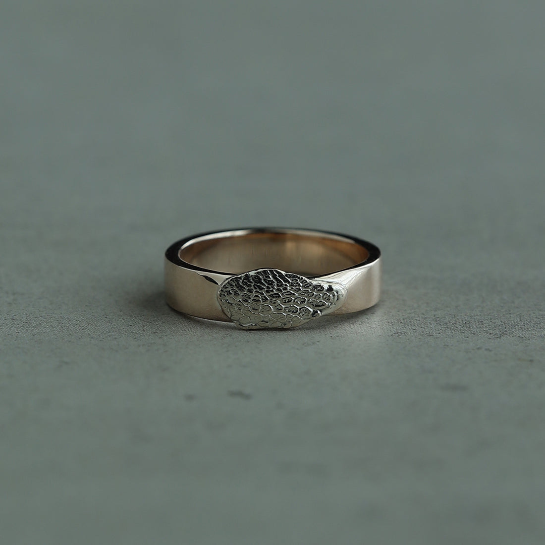 【K10YG】CALM RING 5mm
