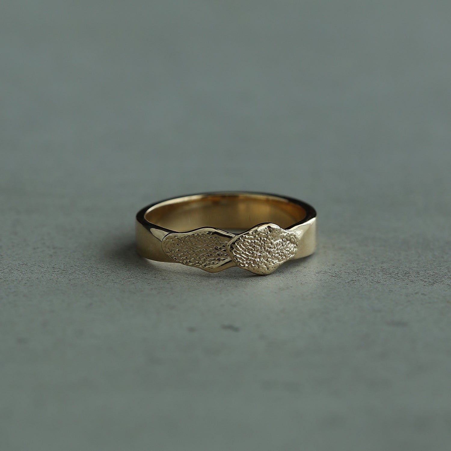 【K18YG】CALM RING 5mm