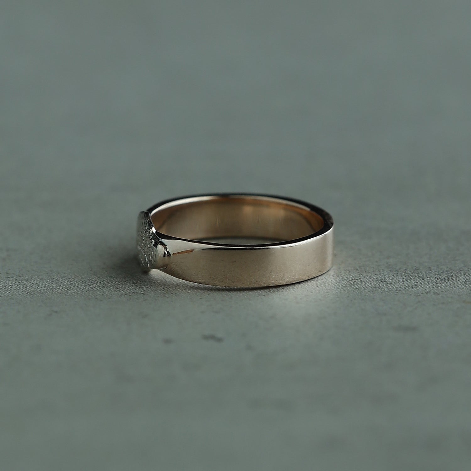 【K10YG】CALM RING 5mm