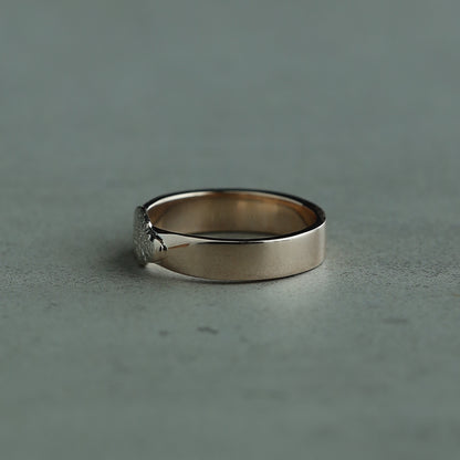 【K10YG】CALM RING 5mm