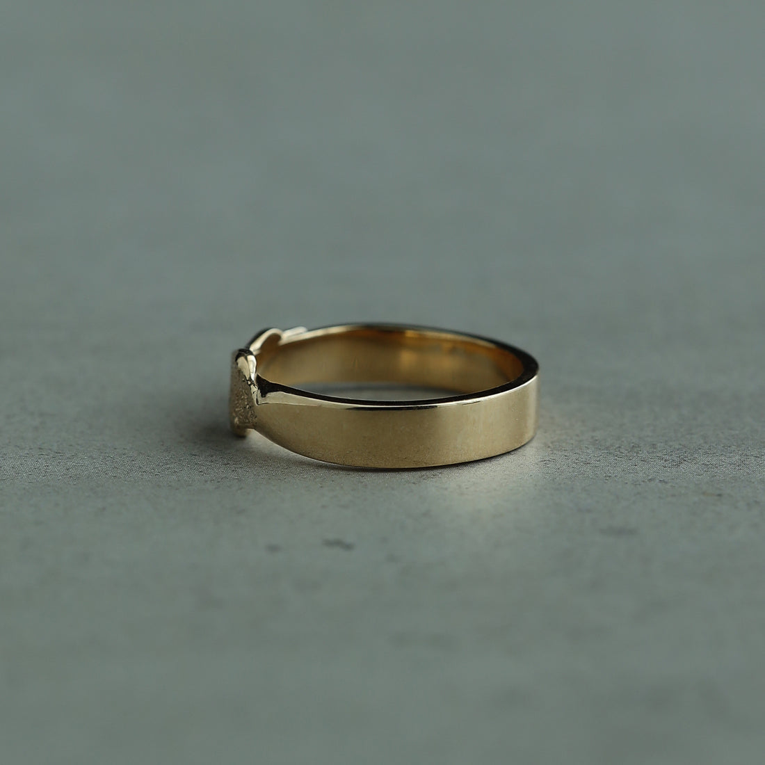 【K18YG】CALM RING 5mm