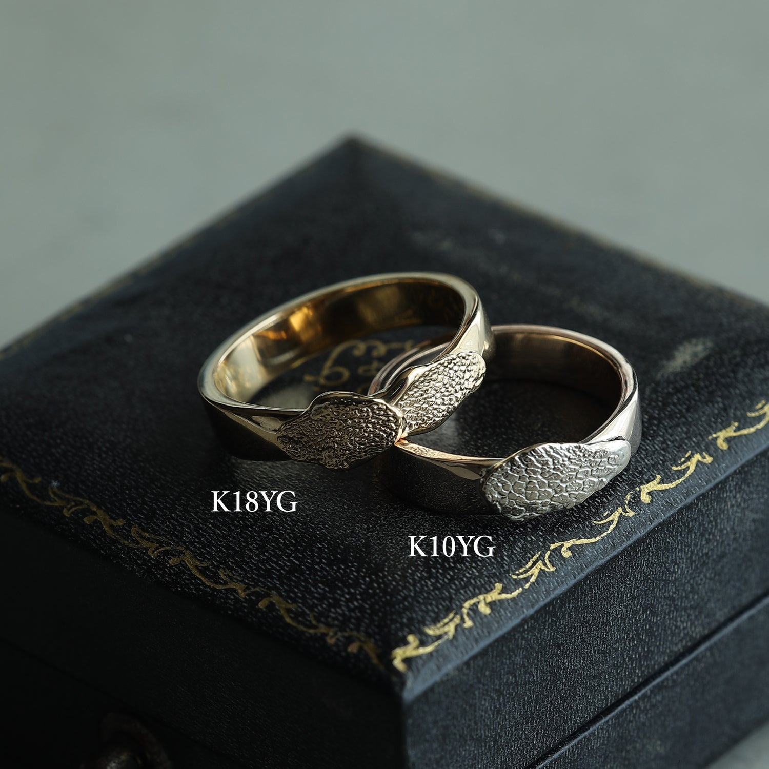 【K10YG】CALM RING 5mm